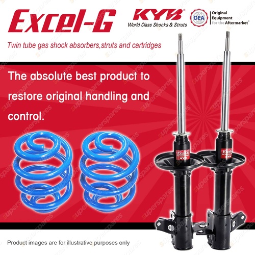 Rear KYB EXCEL-G Shocks Sport Low Coil Springs for MAZDA 323 BA 94-98