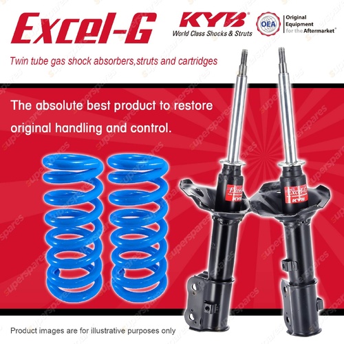 Front KYB Excel-G Shock Absorbers Standard Coil for Hyundai Excel X3 1997-2000