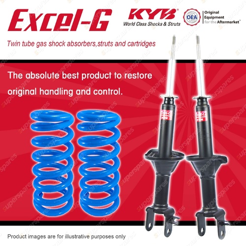 Front KYB Excel-G Shocks Raised Coil for Ford Fairlane NF NL Falcon EF EL 94-98