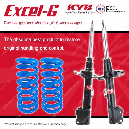 Front KYB Excel-G Shock Absorbers Raised Coil for Ford Escape BA ZA SUV 01-04