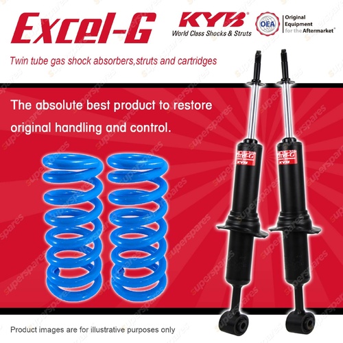 Front KYB Excel-G Shocks STD Coil for Toyota Landcruiser Prado 150 Petrol 6Cyl