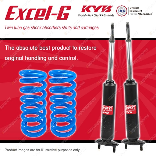 Front KYB Excel-G Shock Absorbers Raised Coil for Nissan XFN Ute 08/1988-1991