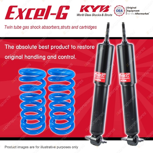 Front KYB Excel-G Shock Absorbers Raised Coil for Mitsubishi L300 SB SC SD SE