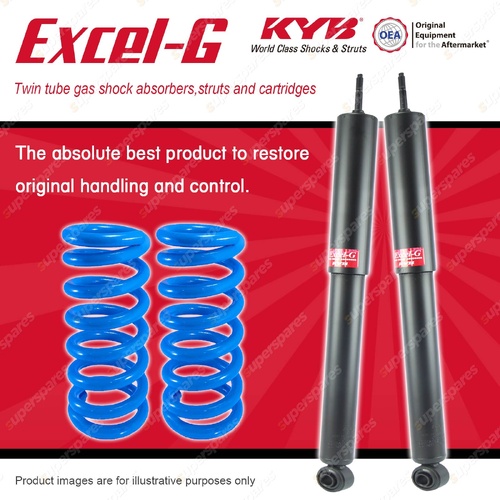 Rear KYB Excel-G Shock Absorbers Raised Coil for Ford Escape BA ZA ZB 2001-2006