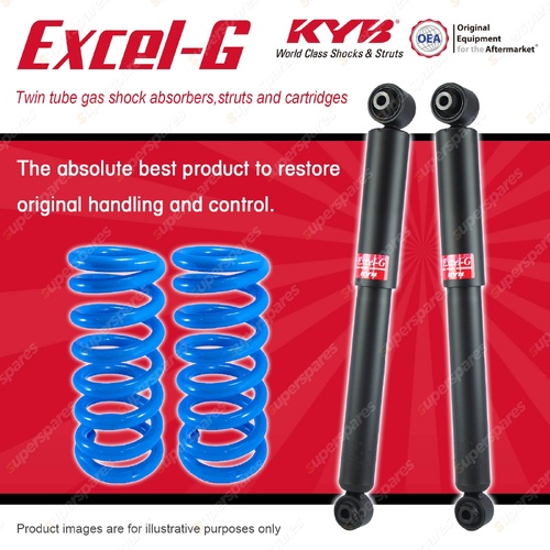 Rear KYB Excel-G Shock Absorbers Raised Coil for Nissan X-Trail T31 2007-2013
