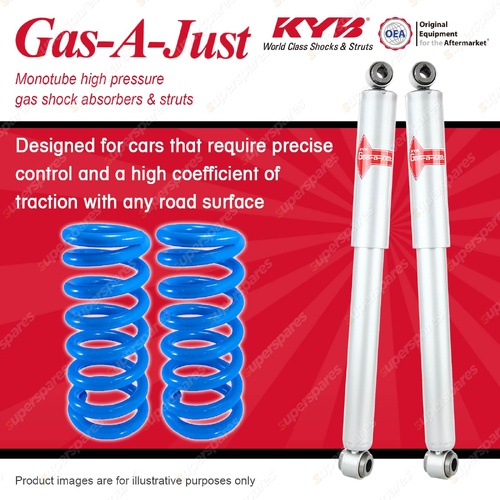 Rear KYB Gas-A-Just Shocks STD Coil for Toyota Hiace KDH TRH 200 201 220 221 223