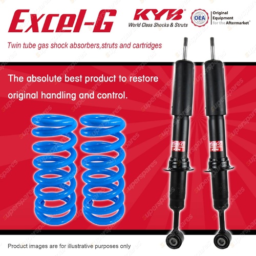 Front KYB Excel-G Shock HD Raised Coil for Toyota Landcruiser Prado KDJ150 09-15