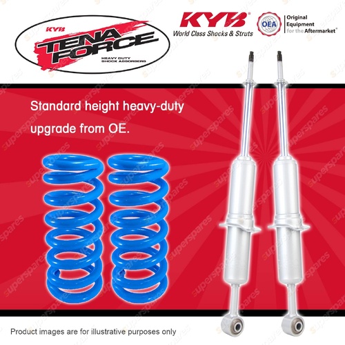Front KYB Tena Force Shocks Standard Coil for Toyota Landcruiser Prado 120 4Cyl