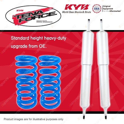 Front KYB Tena Force Shocks Raised Coil for Ford Maverick Wagon SWB 1988-1993
