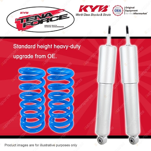 Front KYB Tena Force Shock Absorbers Raised Coil for Holden Rodeo RA 2003-2007