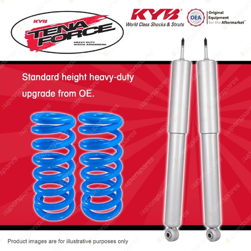 Rear KYB Tena Force Shock Absorbers Raised Coil for Isuzu MU-X UC SUV 11/2013-On