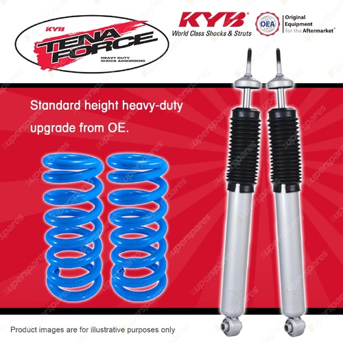 Rear KYB Tena Force Shock Absorbers Raised Coil for Mitsubishi Pajero NS NT NW