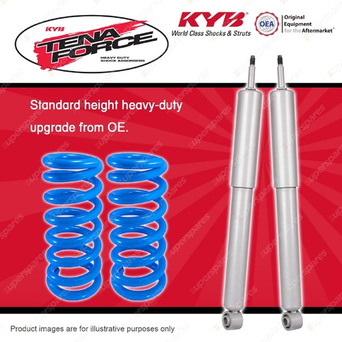 Rear KYB Tena Force Shocks HD Raised Coil for Toyota Landcruiser Prado 150 09-On