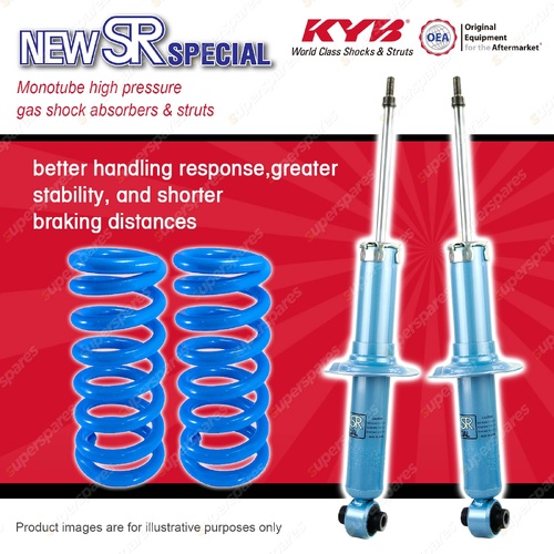 Rear KYB New SR Special Shock Absorbers Standard Coil for Toyota Hiace KZH116