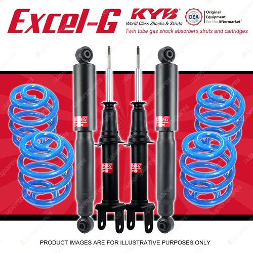 4x KYB EXCEL-G Shock Absorbers + Sport Low Coil Springs for FORD Falcon BFII