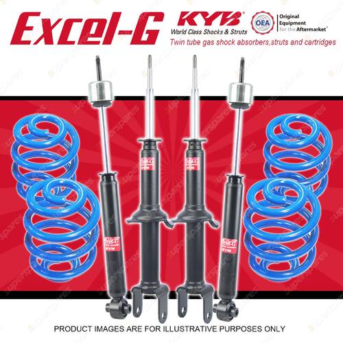 4x KYB EXCEL-G Shock Absorbers + Sport Low Coil Springs for FORD Falcon EB ED