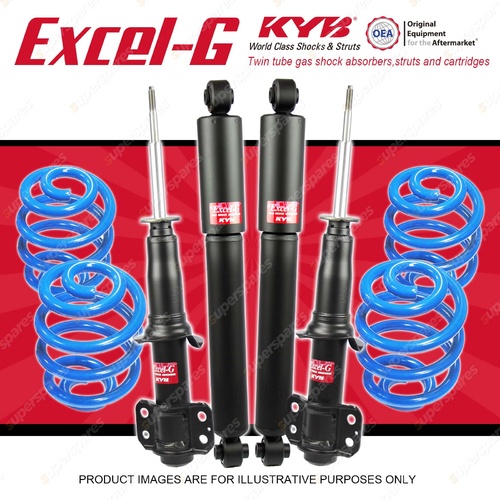 4x KYB EXCEL-G Shock Absorbers + Sport Low Coil Springs for FORD Territory SX SY