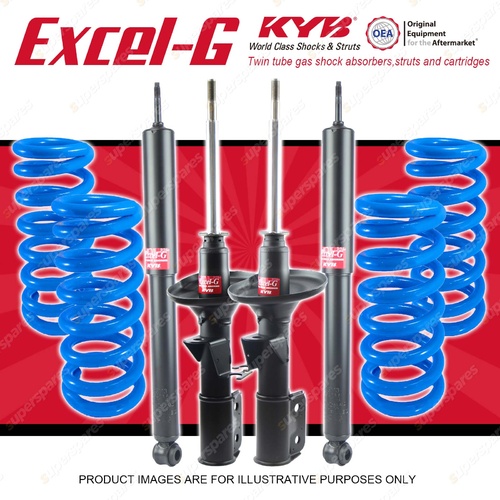 4x KYB EXCEL-G Shock Absorbers +  Coil for HOLDEN Commodore VR VS Wagon FE2 V6