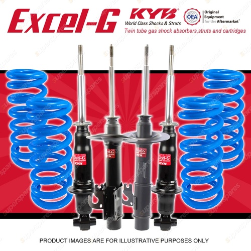 4x KYB EXCEL-G Shock Absorbers +  Coil for HOLDEN Commodore VE FE2 Sports V6