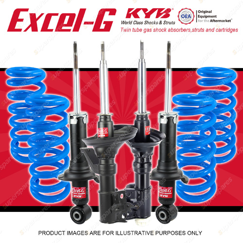 4x KYB Excel-G Shocks + STD Coil Springs for Honda CR-V RD7 12/2001-01/2007