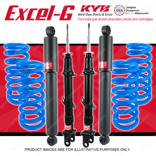 4x KYB Excel-G Shocks+Raised Coil Springs for Ford Territory SY RWD 03/09-04/11