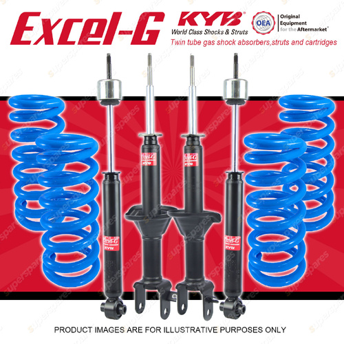 4x KYB Excel-G Shocks + STD Coil Springs for Ford Fairlane NF NL Sedan 95-98
