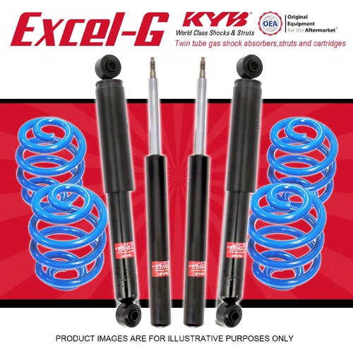 4x KYB Excel-G Shocks + Sport Low Coil Springs for Subaru Liberty BF5 1992-1994