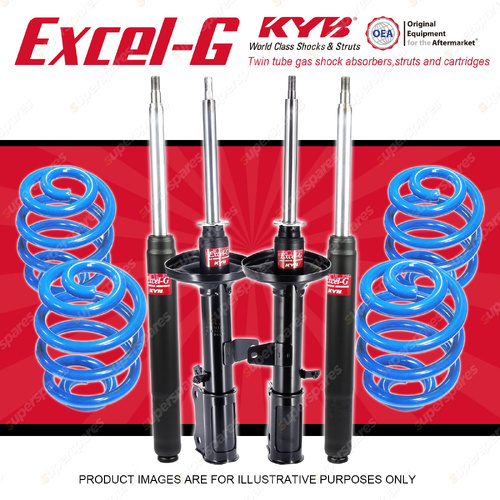 4x KYB Excel-G Shocks + Sport Low Coil Springs for Toyota Celica ST204R 94-99