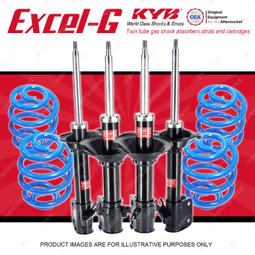 4x KYB Excel-G Shocks + Sport Low Coil Springs for Subaru Impreza GD9 2005-2007