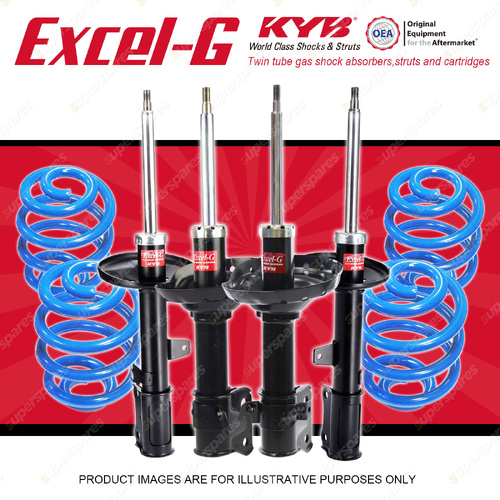 4x KYB Excel-G Shocks + Sport Low Coil Springs for Lexus ES300 VXV11 Sedan 95-96