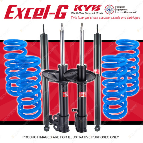 4x KYB Excel-G Shocks + STD Coil Springs for Toyota RAV 4 SXA11R 1995-2000