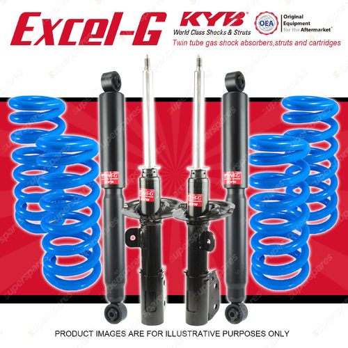 4x KYB Excel-G Shocks + STD Coil Springs for Holden Captiva CG SUV 2006-On