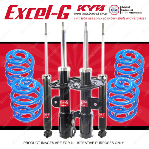 4x KYB Excel-G Shocks + Sport Low Coil Springs for Toyota Corolla ZRE152R 07-14