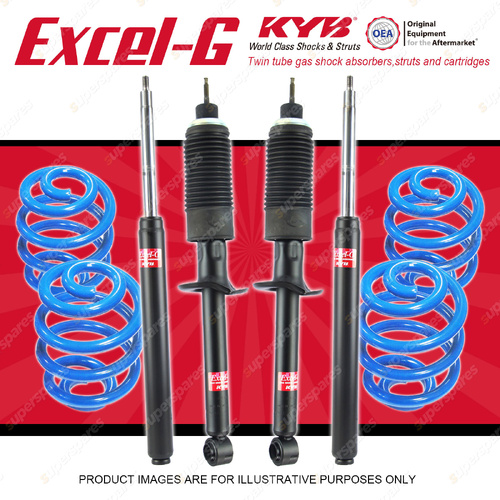 4x KYB Excel-G Shocks + Sport Low Coil Springs for Nissan Skyline C210 78-81