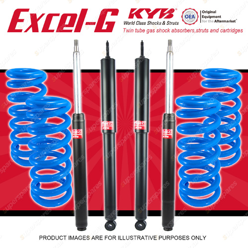 4x KYB Excel-G Shocks + STD Coil Springs for Toyota RAV 4 SXA10 SXA11 94-00