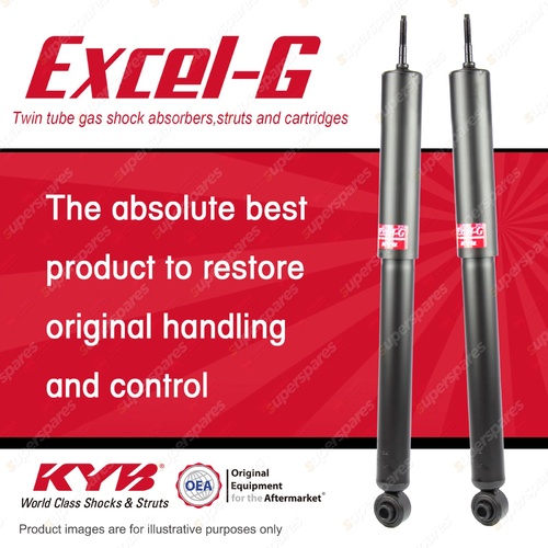 2x Rear KYB Excel-G Shock Absorber for Mitsubishi PAJERO NP V77 3.8 V6 4WD Wagon