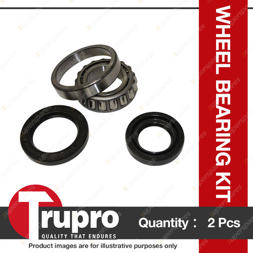 2 x Trupro Rear Wheel Bearing Kit for Mazda B2600 Bravo incl 4WD 12/90-12/95