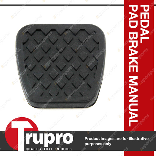 1 x Trupro Pedal Pad - Brake manual for Nissan Vanette C120 10/78-86