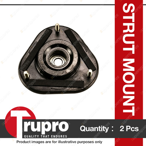 2 x Trupro Front Strut Mounts for Toyota Corolla ZZE122 Prius NHW11 NHW20R 01-09