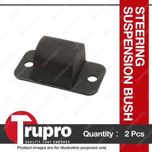 2 x Trupro Rear Bump Stop Bush Rear Leaf Spring for Toyota TRH201 221 223