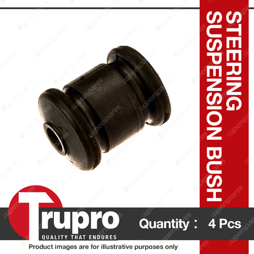 4 x Trupro Rear Control Arm Upper Bush for Holden H Series HQ 2.8L 08/71-10/74