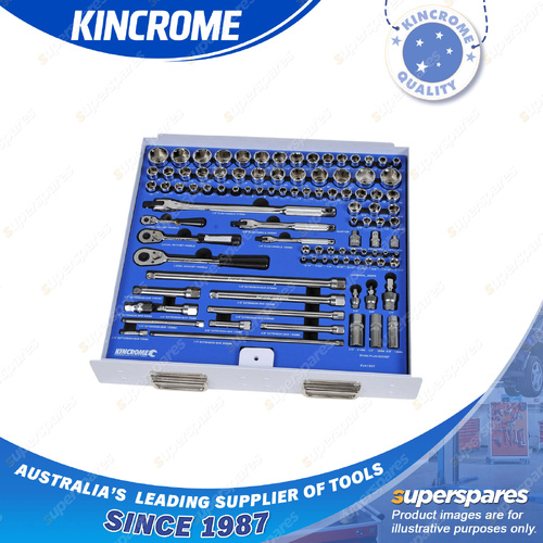98 Pcs of Kincrome Upright Truck Box LOK-ON Sockets & Accessories EVA Tray