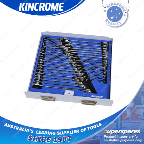 37 Pcs of Kincrome Truck Box Combination Spanners EVA Tray - Metric & Imperial