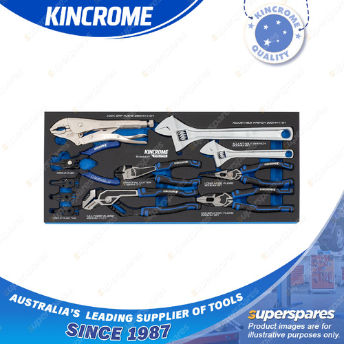 8 Pcs of Kincrome Evolution Pliers Circlip Pliers & Wrenches Set EVA Tray
