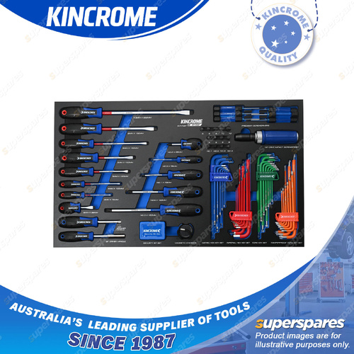 105 Pcs of Kincrome Off-Road Torquemaster Screwdrivers & Fastening EVA Tray