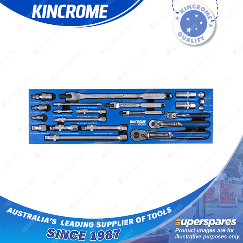 22 Pcs of Kincrome Truck Box LOK-ON Sockets & Accessories EVA Tray