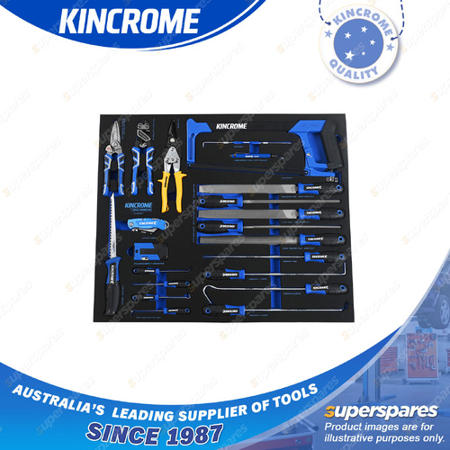 22 Pcs of Kincrome Tool Armour Tool Trolley Cut Hook & Scrape EVA Tray
