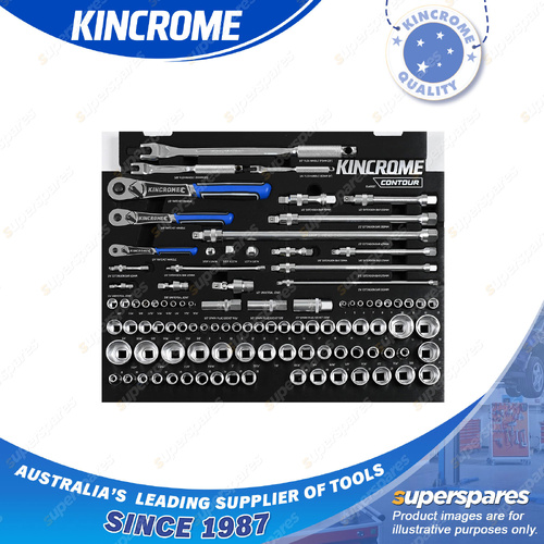 100 Pcs of Kincrome Contour 26" Top Tray LOK-ON Sockets & Accessories EVA Tray