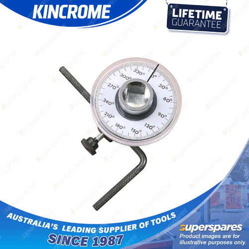 Kincrome 1/2" Square Drive Angular Torque Gauge - Adjustable Angle Scale