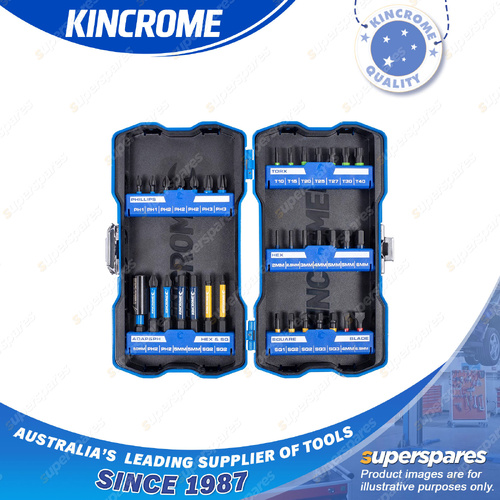 35 Pcs of Kincrome Impact Bit Set - Magnetic Drill Socket Adapter Set Nut Driver